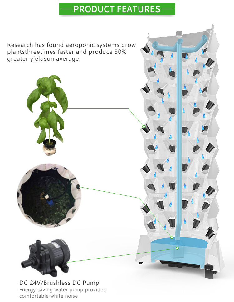 Aquaponics Farm Greenhouse Pineapple Aeroponic Growing Towers Hydroponics Vertical Garden Systems