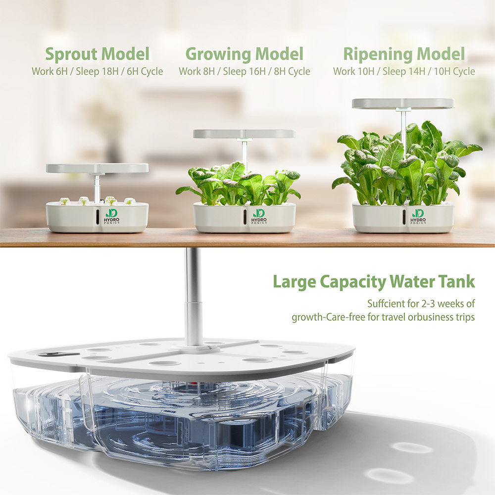 Grow Herb Nursery Aero Garden Hidroponica Intelligent System Minigarden Indoor Vegetable Smart Hydroponic Kit