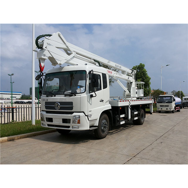 Chinese and European brands bucket truck for sale