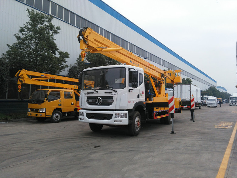 Chinese and European brands bucket truck for sale