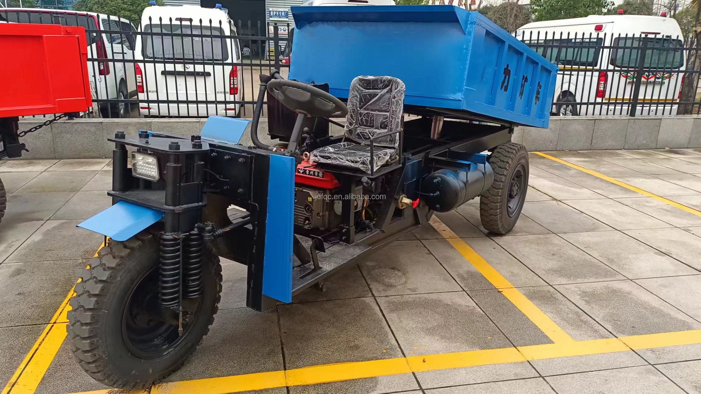 3 4 wheel diesel cargo mini dump truck tricycle