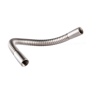 Oem stainless steel goose neck metal flex arm gooseneck lamp tubing pipe flexible gooseneck tube