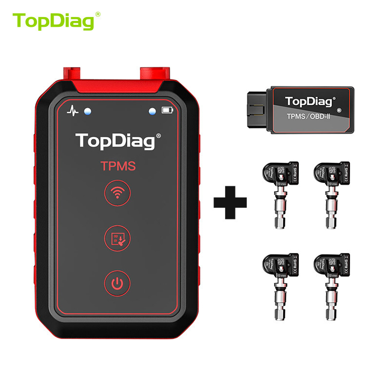 Programmable universal Tpms 315MHz 433MHz 2in1 TopDiag PS001 TPMS sensor Solution Diagnostic Tool for cars Obd Scanner Tpms Tool