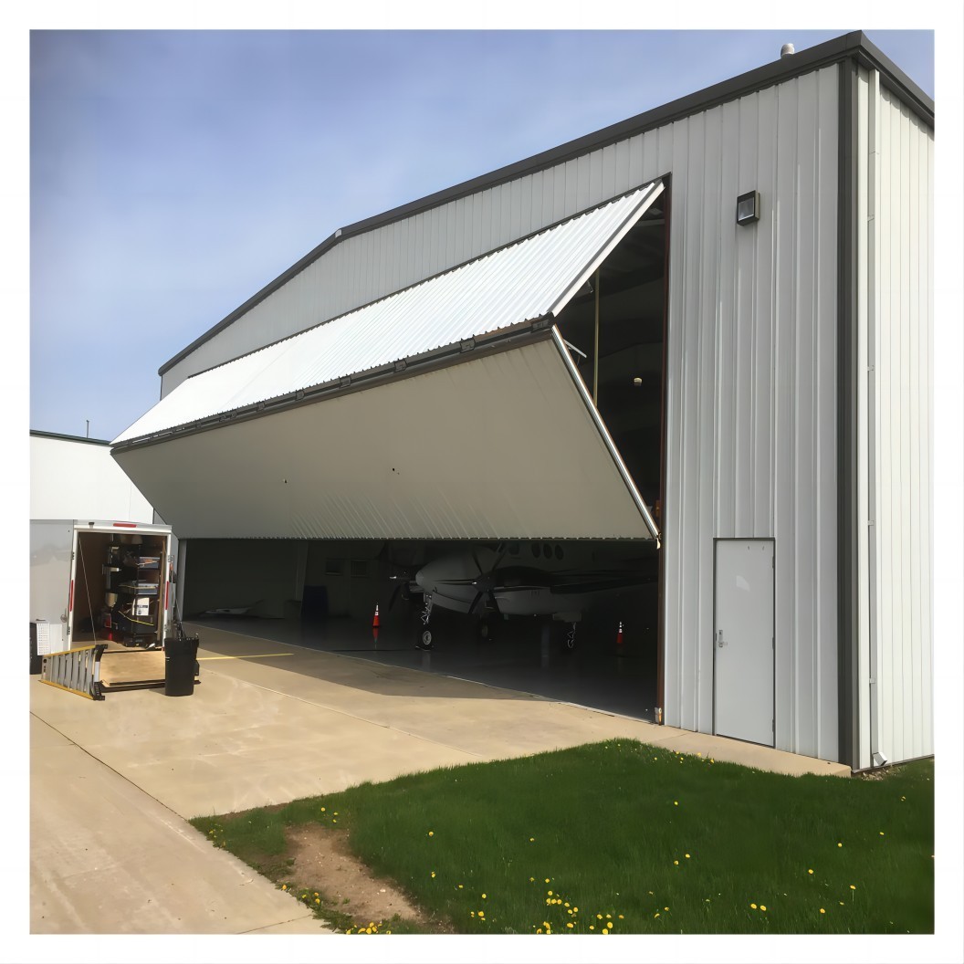 Customized Steel Structure shed Fabrication Steel Structure Large Span Construction For Warehouse Hangar Garage Aircraft