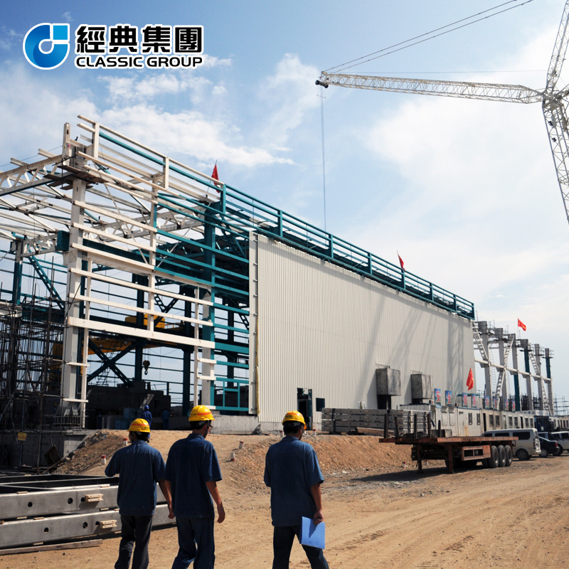 Low Cost Easy Assembling Prefabricated Structural Steel  Warehouse and Metal Frame Building