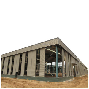 Gable Frame Metal Building Prefabricated Industrial Light Steel Structure Warehouse