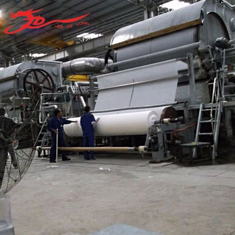 2400mm Tissue Paper Jumbo Roll Making Machine Tissue Paper Product Production Equipment