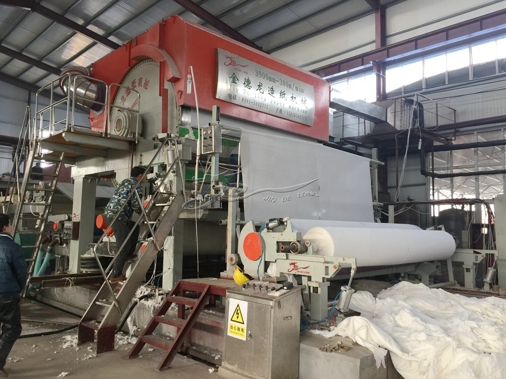 15 tons per day Tissue Paper Making Machine Toilet Paper Jumbo Roll Manufacturing Machine for Paper Plant