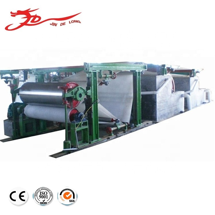 Qinyang jindelong sludge cardboard making machine waste paper recycling machine in Pakistan