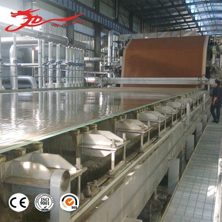 Fluting Paper Making Machine with Waste Carton Box Recycling Equipment Large Scale 300t/d Full Automatic China