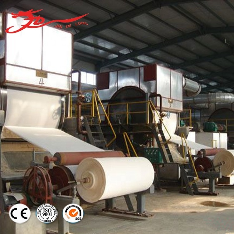 2400mm Tissue Paper Jumbo Roll Making Machine Tissue Paper Product Production Equipment