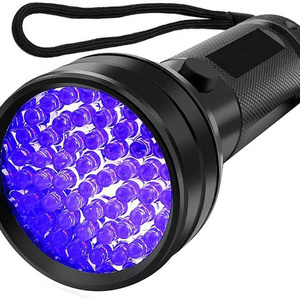 UV Flashlight 51 LED UV Light Pet Urine Detector for Dog/Cat Urine Dry Stains Bed Bug Matching with Pet Odor Eliminator