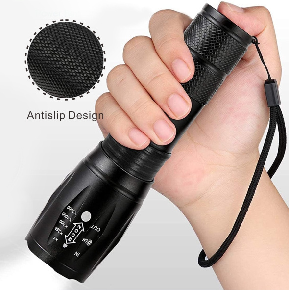 Competitive Price Aluminum Battery Zoom 300lm Pocket Mini T6 LED Flashlight Torches