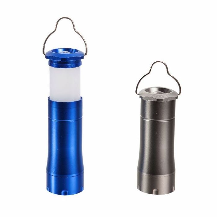 Aluminum Mini Lantern Flashlight, Pocket Size Camping Lantern AAA Battery Operated, Portable Collapsible Camp Light XP-E LED