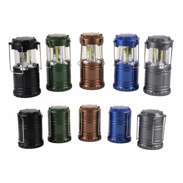 Extendable COB led lantern led camping lantern light with hook Pop up COB Lantern