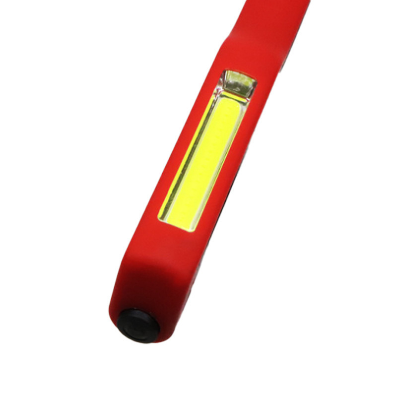 COB Bright LED Light Pen Flashlight Torch with Magnet and Clip