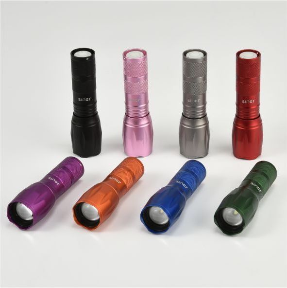 Manufacturer 200LM Aluminum Small Torch Light MIni Tiny Pocket LED Flashlight With SOS Function