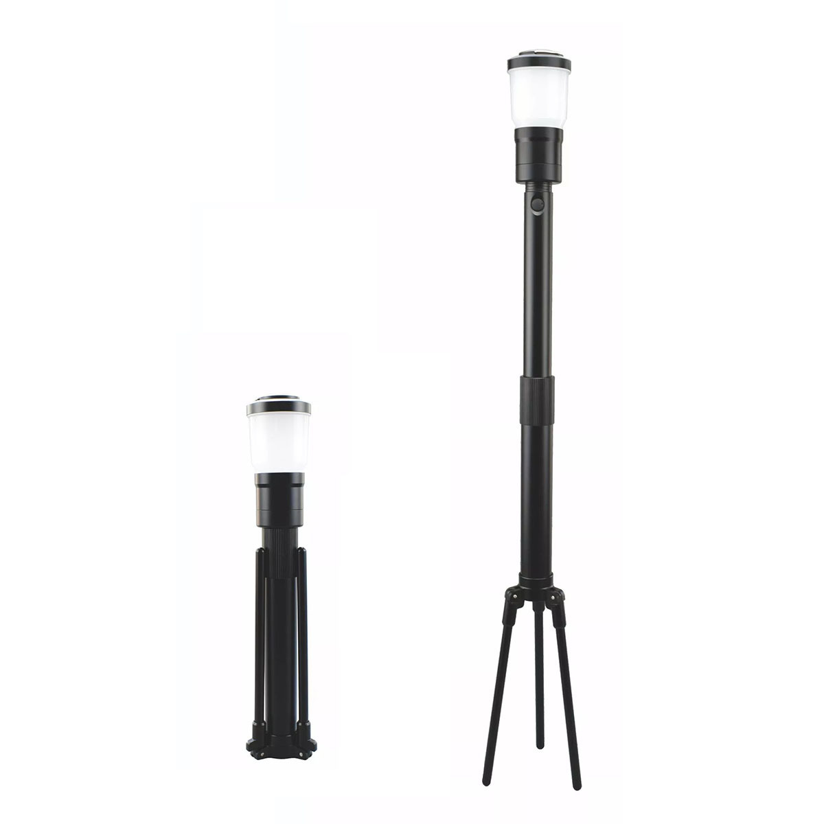 Manufacturer 1000 Lumen Multifunctional Outdoor Folding Camping LED Torch Flashlight with Tripod