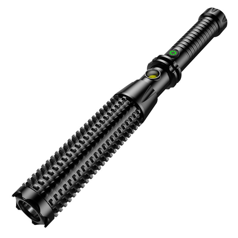 batons Self-defense Tactical Tactical Flashlight Outdoor patrol security Rechargeable Bright Torch Flashlight