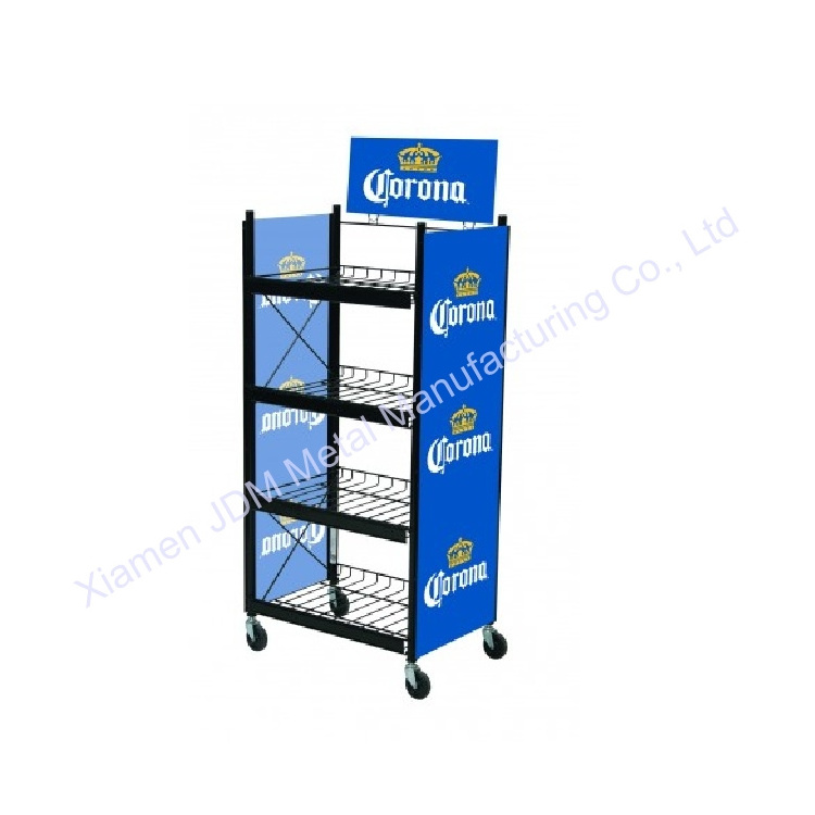 Customized Exhibition Basket Shelves Promotion Stacking Racks Pepsi Rack Display Stand Mountain Shelves