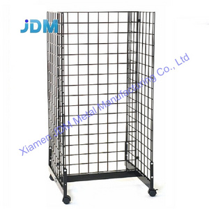 floor jeans display hat stands racks for clothing store shoes shelf mesh wire powder coated mesh hook