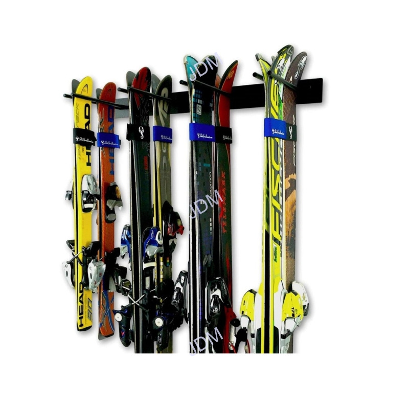 customized high quality metal steel wall ski board sets display storage rack powder coated shoes hanging