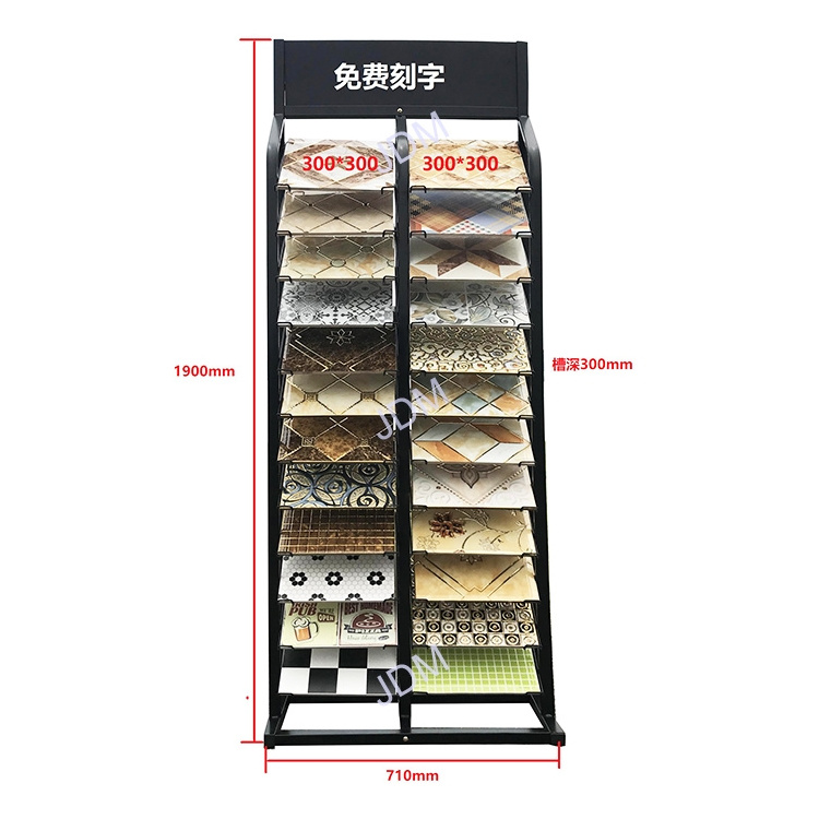 Customizing Exhibition Steel Metal multi Layers tiles Stand Floor Tile Display Rack For Exhibition