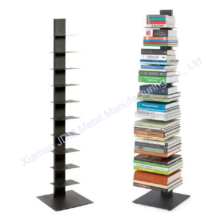 customize steel Mountain Shelves Free stand books rack Metal Steel Dvd CD book Rack Display stands