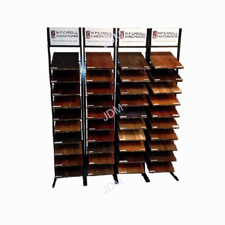 Customizing Exhibition Steel Metal multi Layers tiles Stand Floor Tile Display Rack For Exhibition