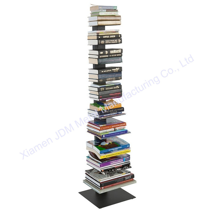 customize steel Mountain Shelves Free stand books rack Metal Steel Dvd CD book Rack Display stands