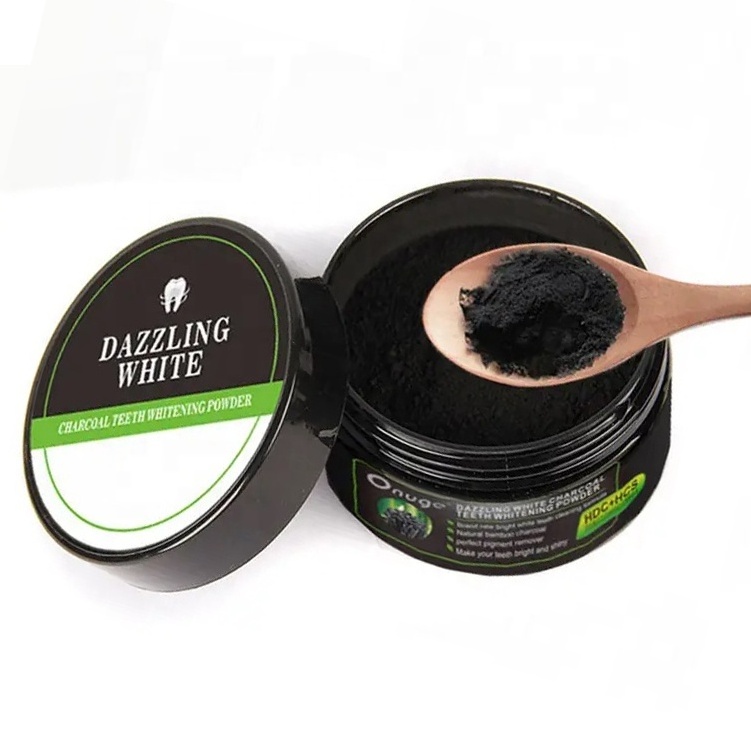 2023 New Private Label Customized Logo Charcoal Toothpaste Teeth Whitening Coconut Shell Powder