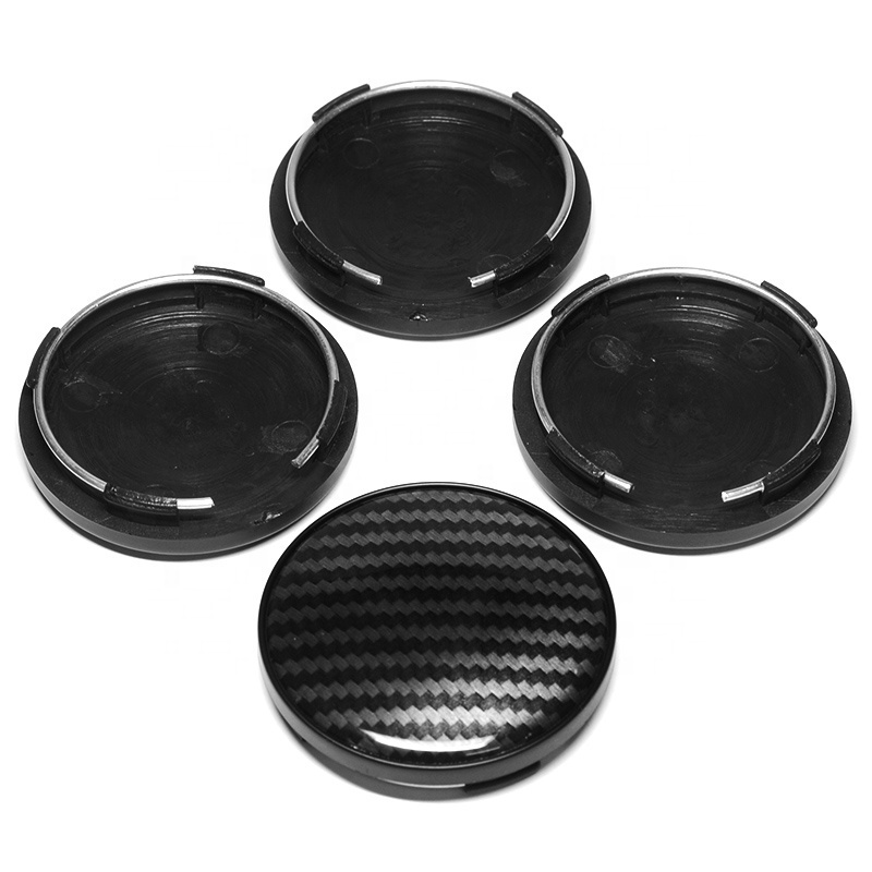 JDMotorsport88 4pcs 68mm Car Carbon Fiber  Wheel Center Hub Caps Covers for BMW