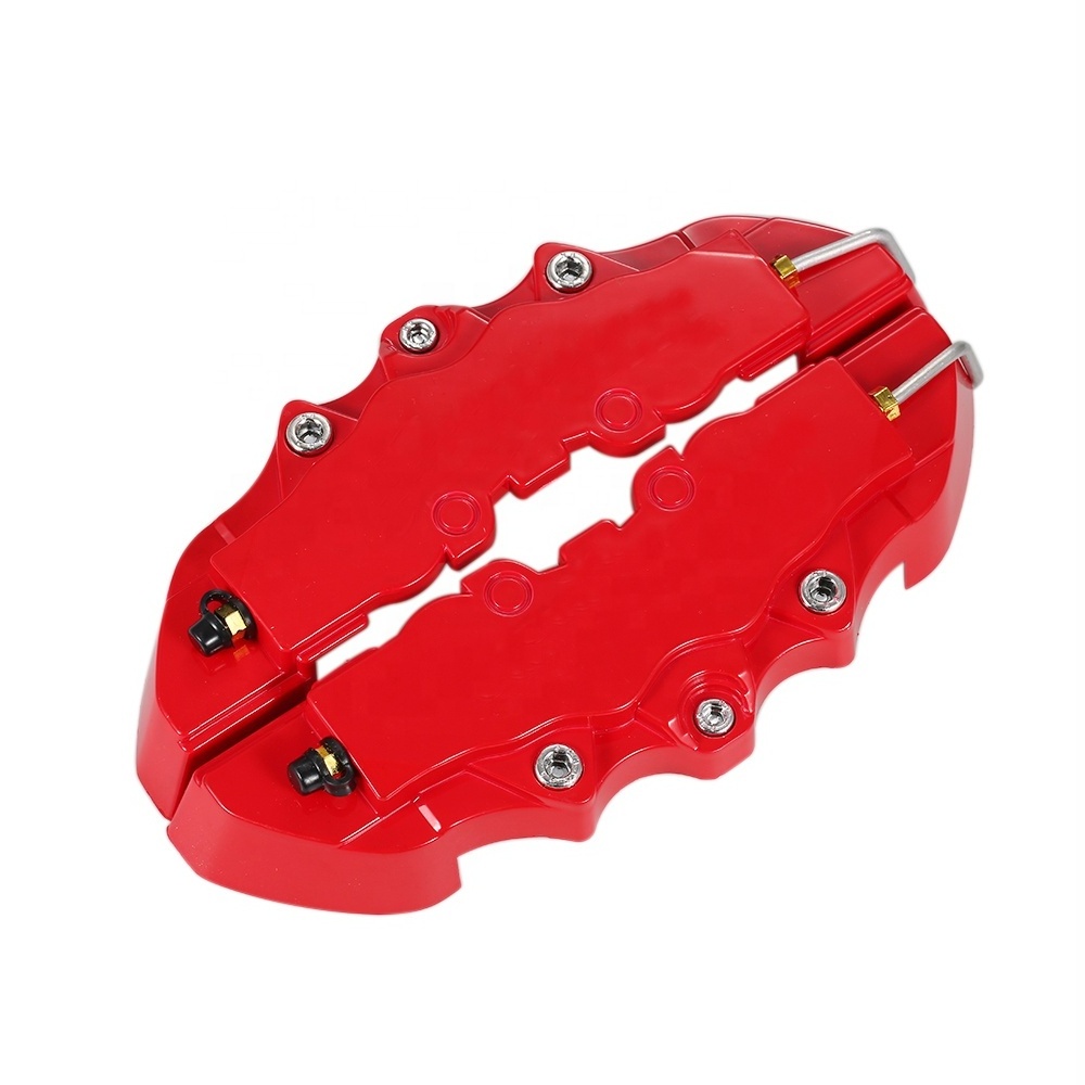 JDMotorsport88 JDM Racing 3D 3 Bolts Design Red Brake Caliper Cover Set