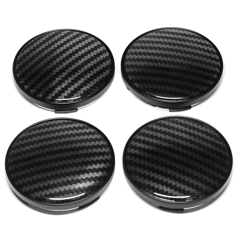 JDMotorsport88 4pcs 68mm Car Carbon Fiber  Wheel Center Hub Caps Covers for BMW