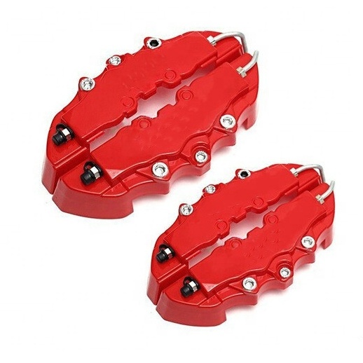 JDMotorsport88 JDM Racing 3D 3 Bolts Design Red Brake Caliper Cover Set