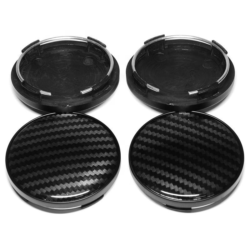 JDMotorsport88 4pcs 68mm Car Carbon Fiber  Wheel Center Hub Caps Covers for BMW