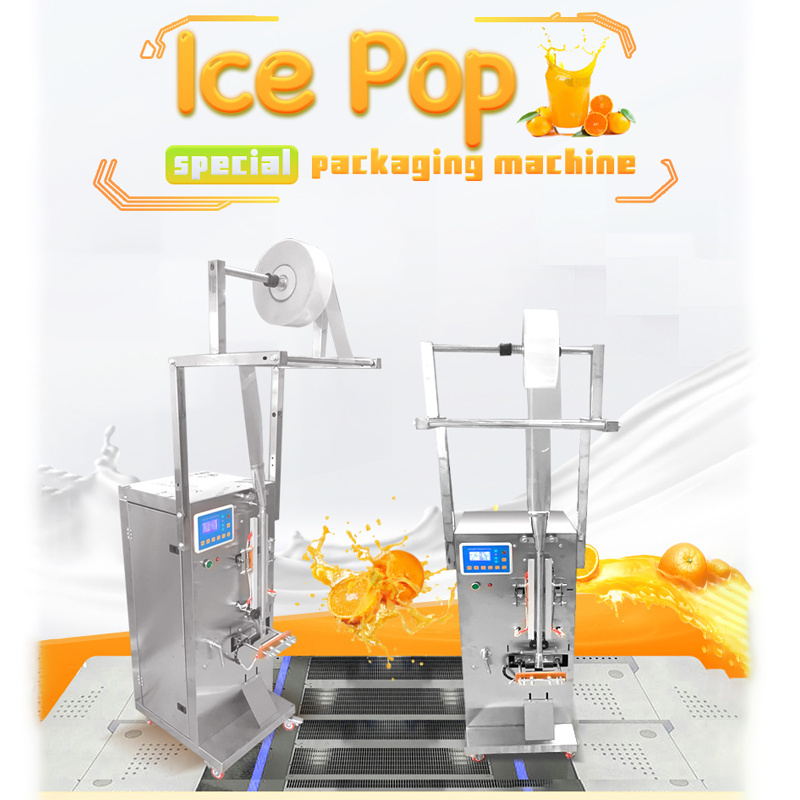 Automatic Ice Lolly Ice Pop Popsicle Stick Packing Machine Fruit Juice Sachet Filling And Sealing Packaging Machine