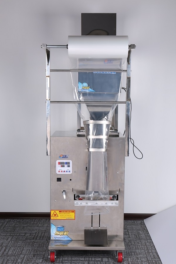 Small  automatic detergent powder soap tea bag sand coffee sachet flour spices powder weighing and sealing packaging  machine