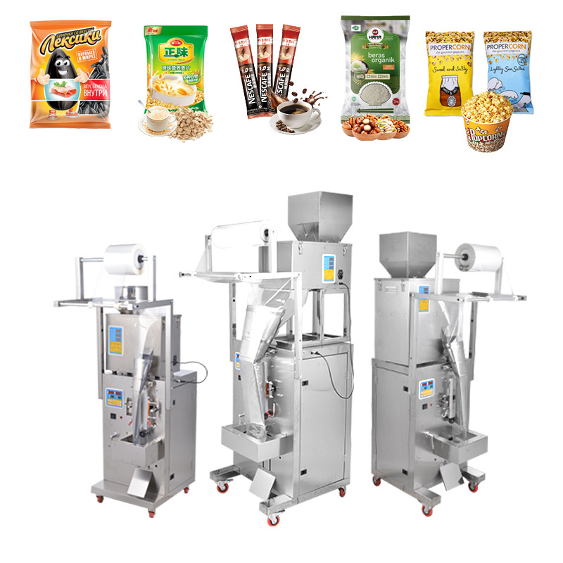 small hotel commercial sugar salt stick granular sachet packing packaging machine 5g 100g 200g 500g 1kg