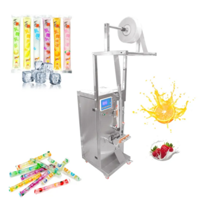 Full Automatic Ice Lolly Ice Pop Popsicle Water Liquid Stick Bag Pouch Sachet Filling And Sealing Packing Packaging Machine