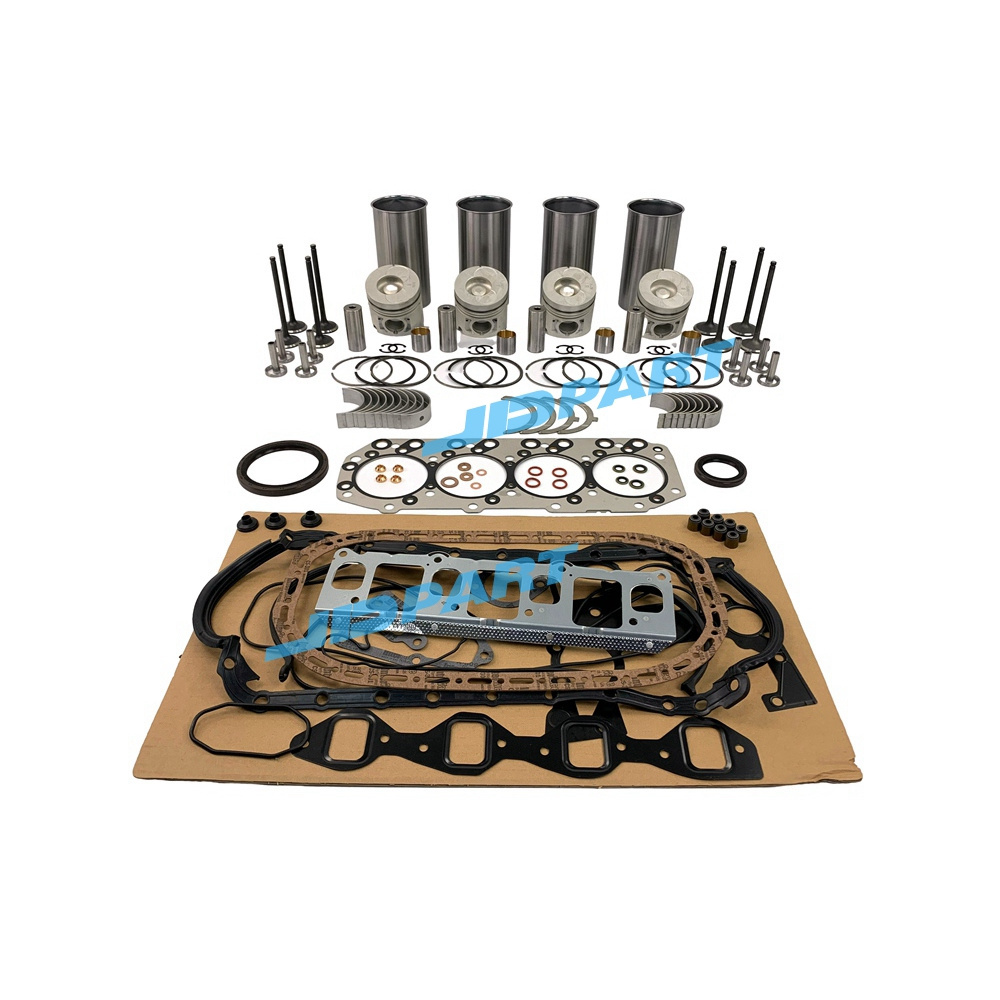 For Isuzu Machinery Engine 4JB1 Cylinder Liner Kit With Gasket Kit & Engine Bearing Thrust Washer Valve Valve Guide Valve Seat