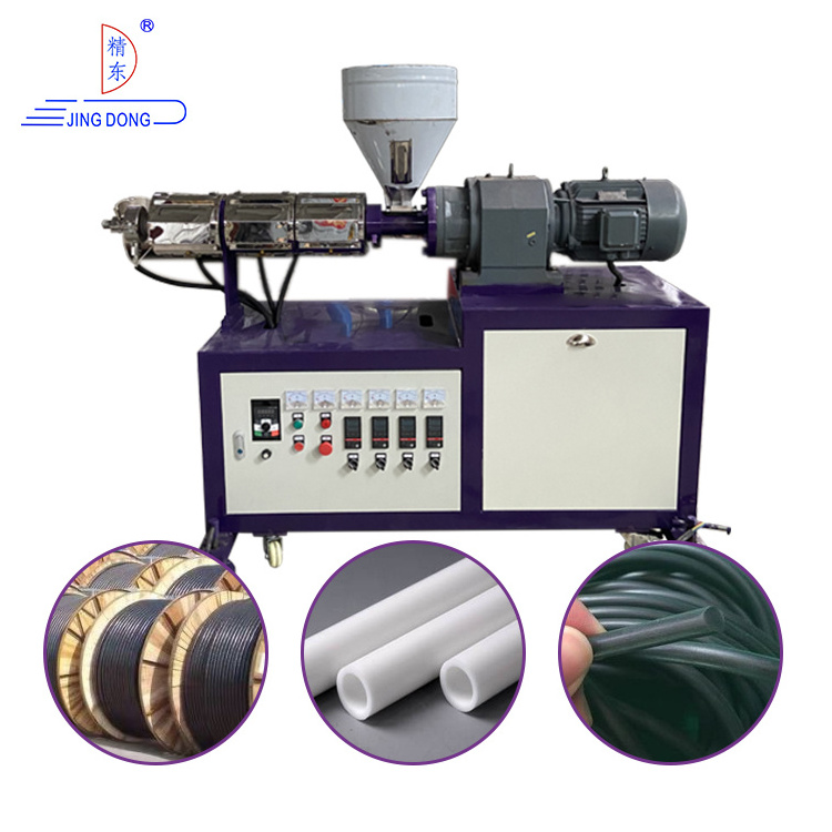 Single Screw High Speed Energy Saving Small Plastic Mini Rubber Extruder Lab Plastic PP Extruder Machine For Sale