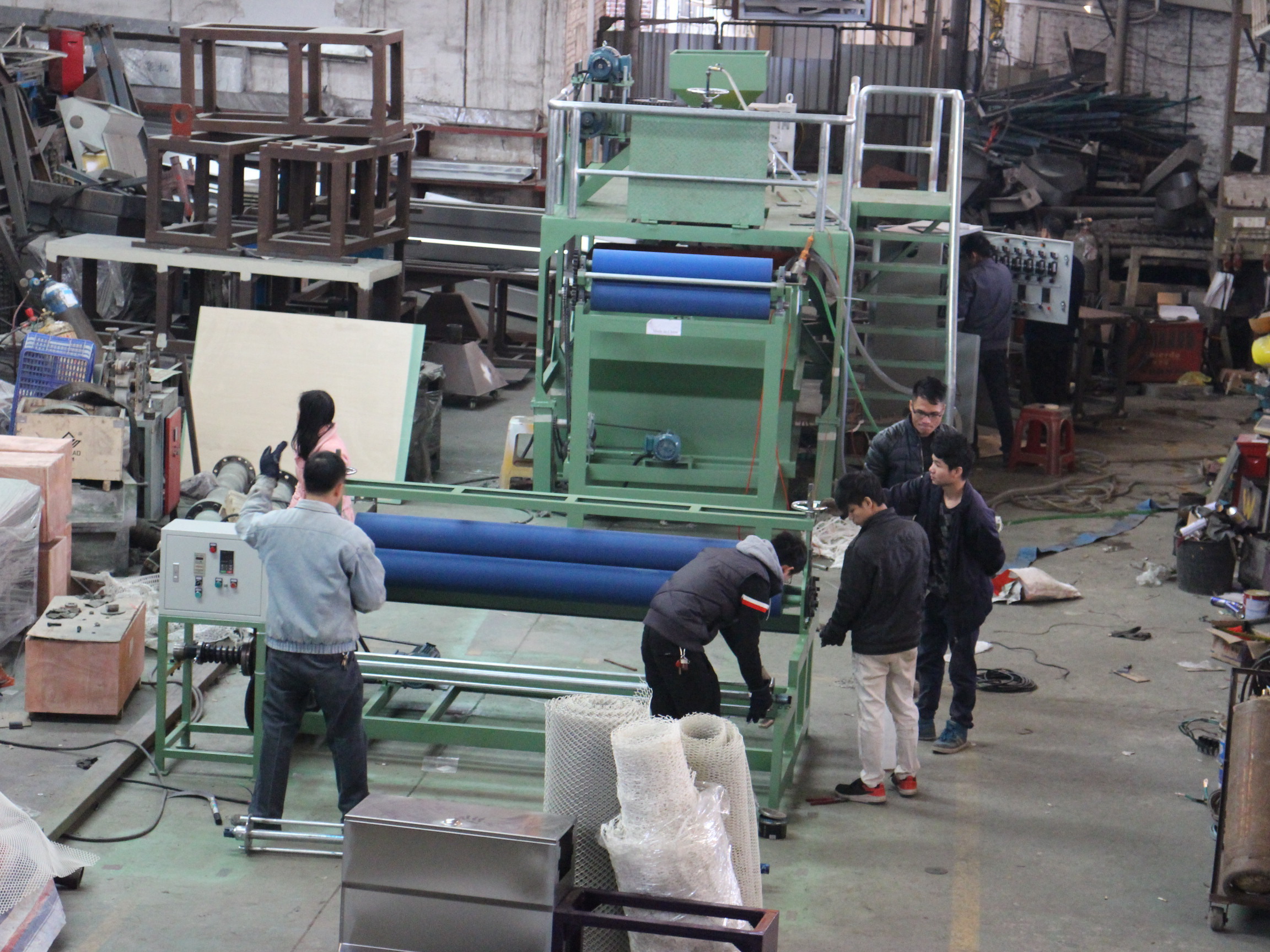 Plant of Full automatic high speed Extruder used to Extrusion PE PP flat yarn making machine for baler twine