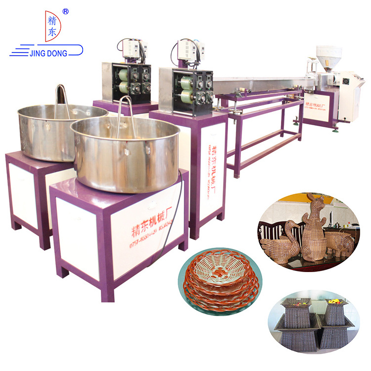 High Output Good Quality Three-Color Rattan Machine Water Grass PP PE Machine