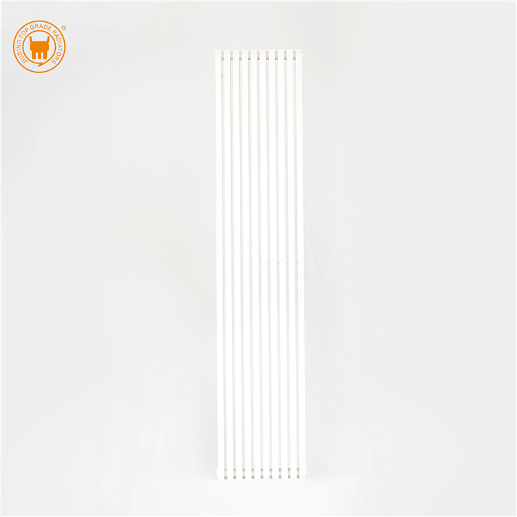 Heat Radiators Wall Heating White Vertical Oval Design Radiator