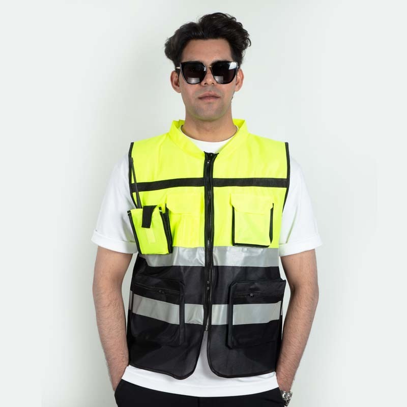 safety reflector vest Pink Reflective Safety Vest Workwear Hi Vis Durable vest with Reflective Tapes