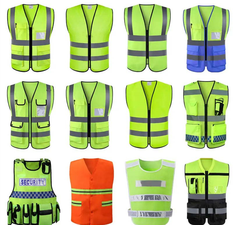 Customize all kinds of man safety vest bike reflect vest clothing High brightness reflection reflective vest