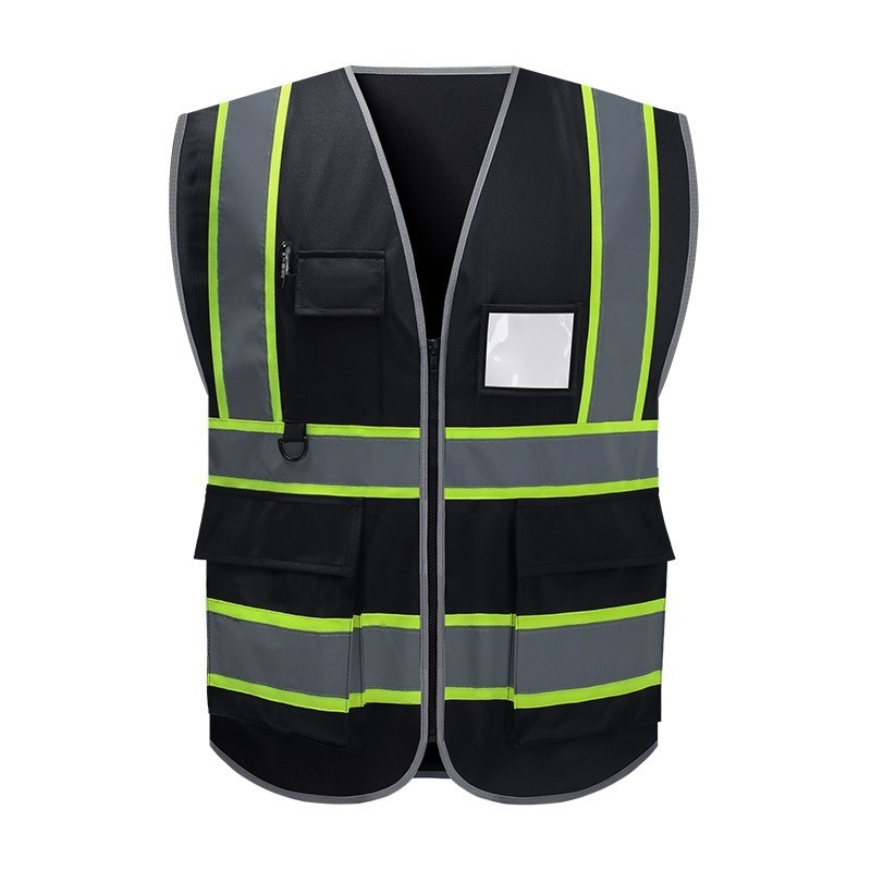 construction safety reflector vest labor jacket security vest  safety vest fabric custom logo polo t shirt men and women