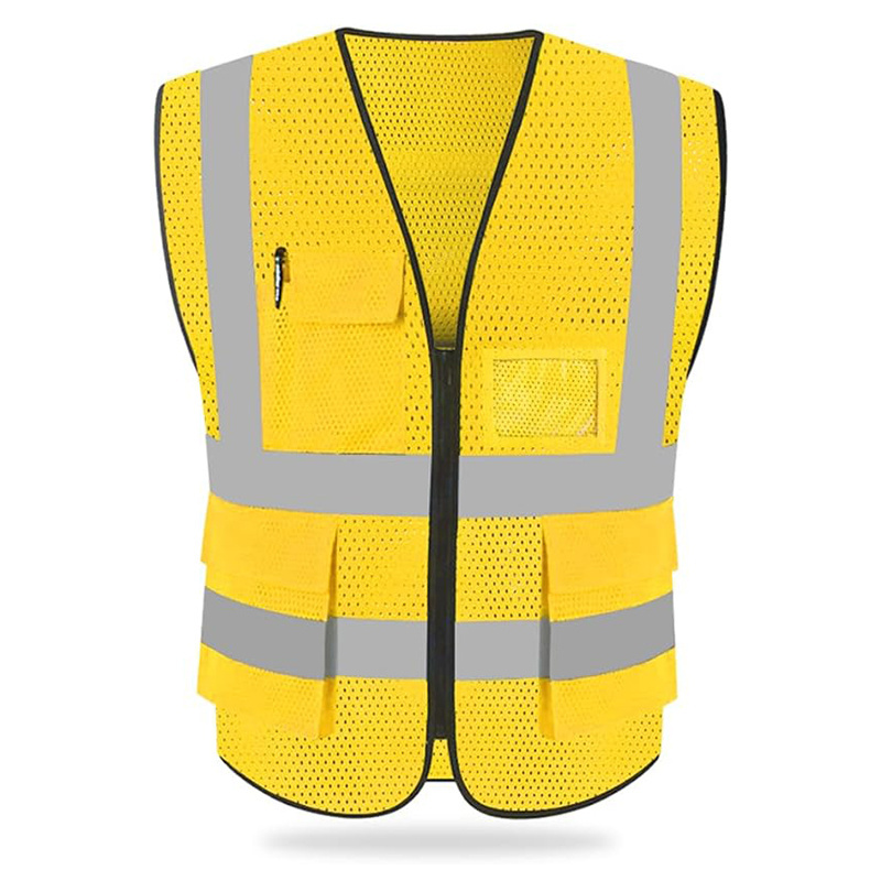 High quality manufacturer Safety Reflective Vest for Running Cycling Vest Hi Vis Construction Vest