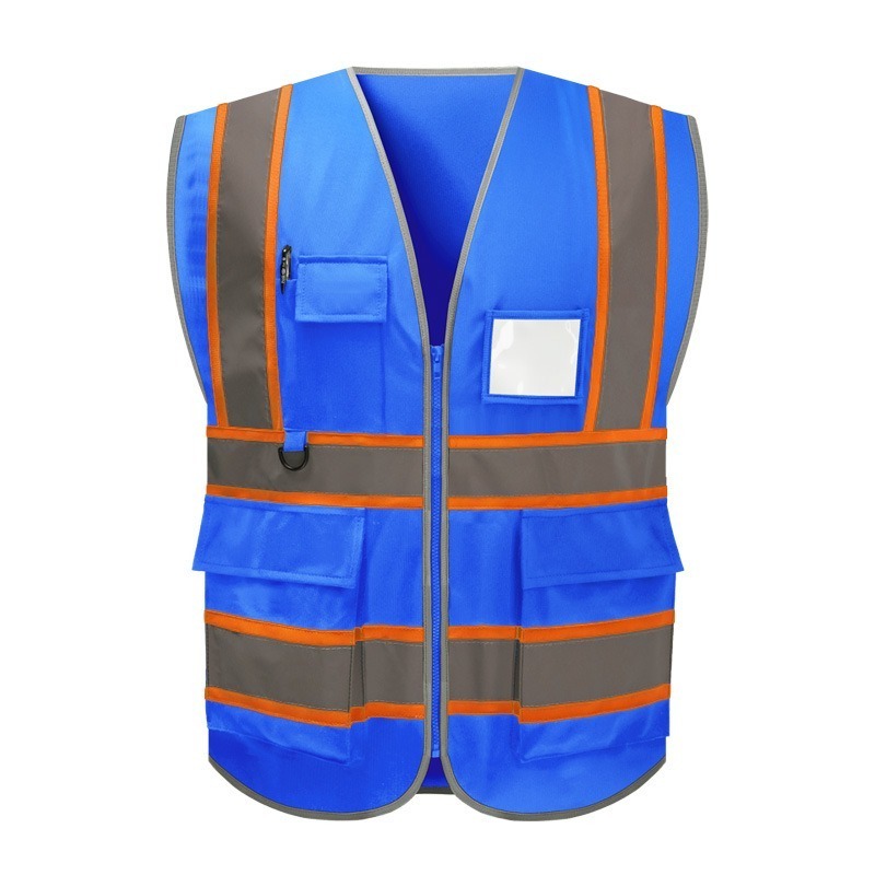 construction safety reflector vest labor jacket security vest  safety vest fabric custom logo polo t shirt men and women